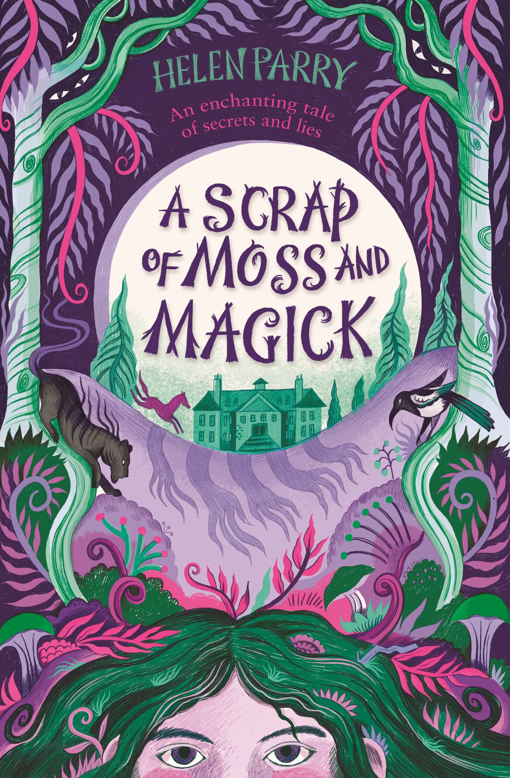 Front cover of A Scrap of Moss and Magick by Helen Parry, illustrated by Not Applicable